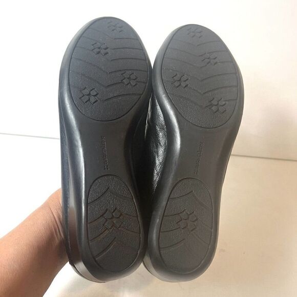 Naturalizer N5 Comfort Leather Wedge Womens 11N Black Classic Pumps Shoe Slip On - Picture 12 of 12